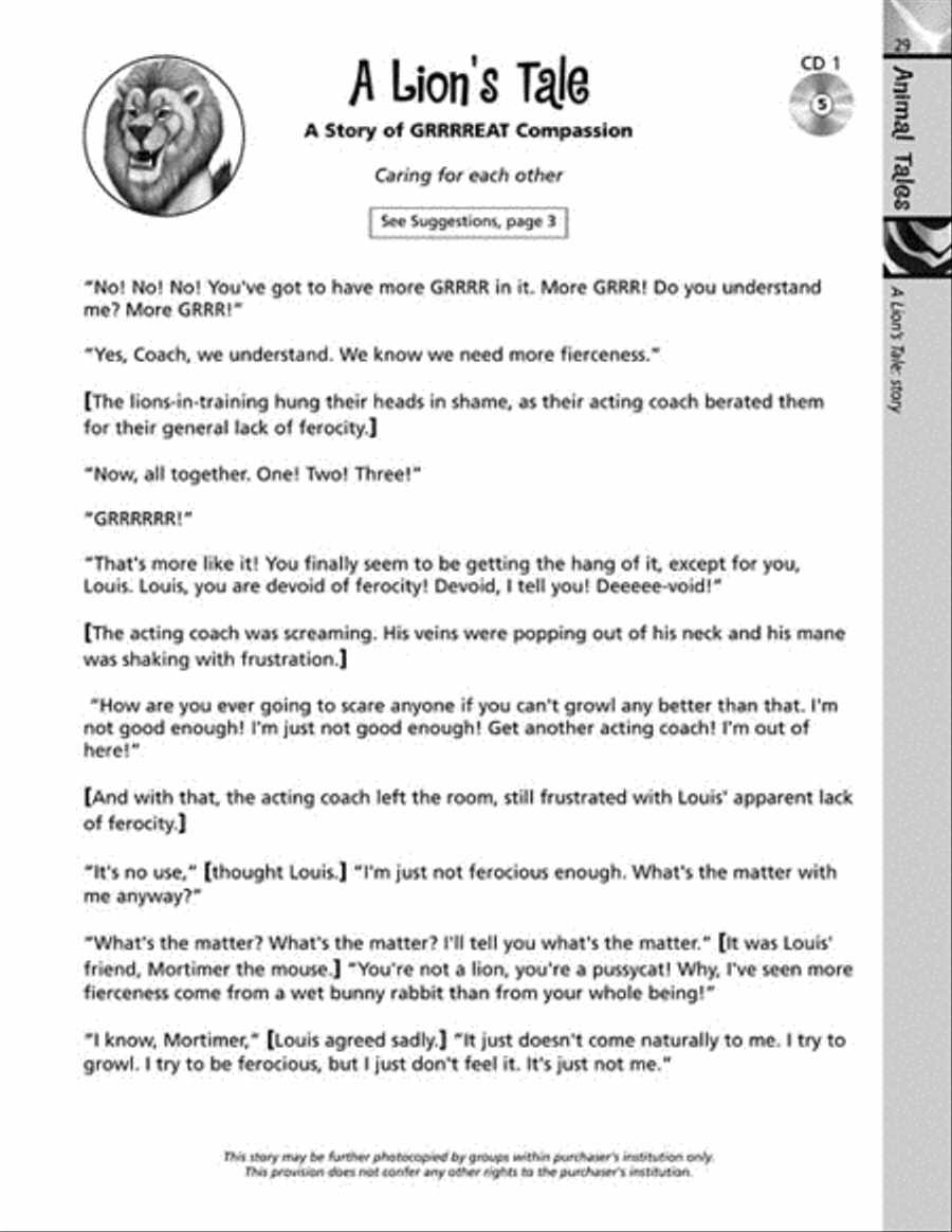 Animal Tales Choir scores gallery preview page 4