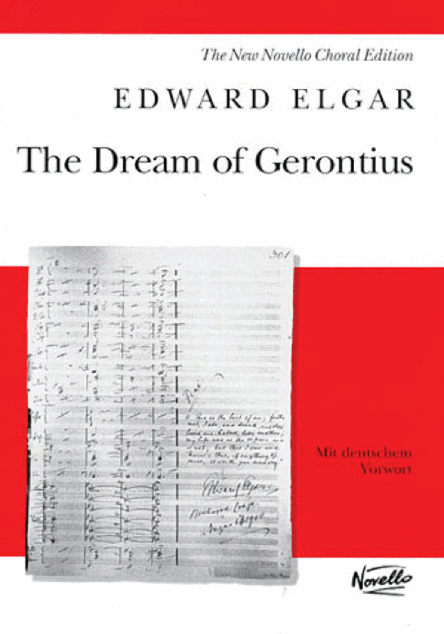 The Dream of Gerontius, Op. 38 4-Part scores gallery preview page 1