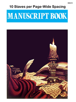 Book cover for Manuscript Book 10-Stave