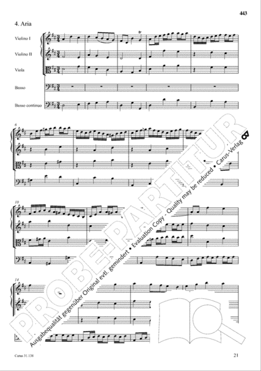 The Complete Sacred Vocal Works (Das geistliche Vokalwerk) Voice scores gallery preview page 444