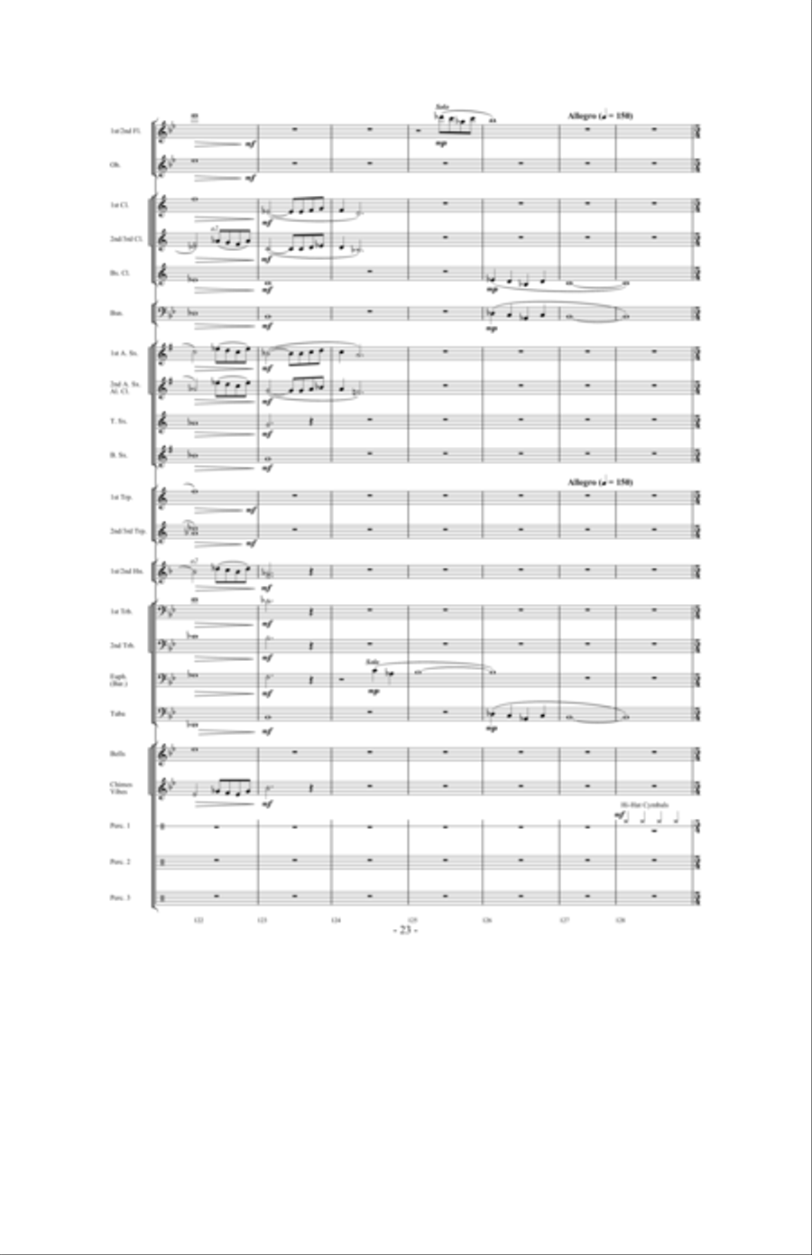 Force Majeure Concert Band scores gallery preview page 22