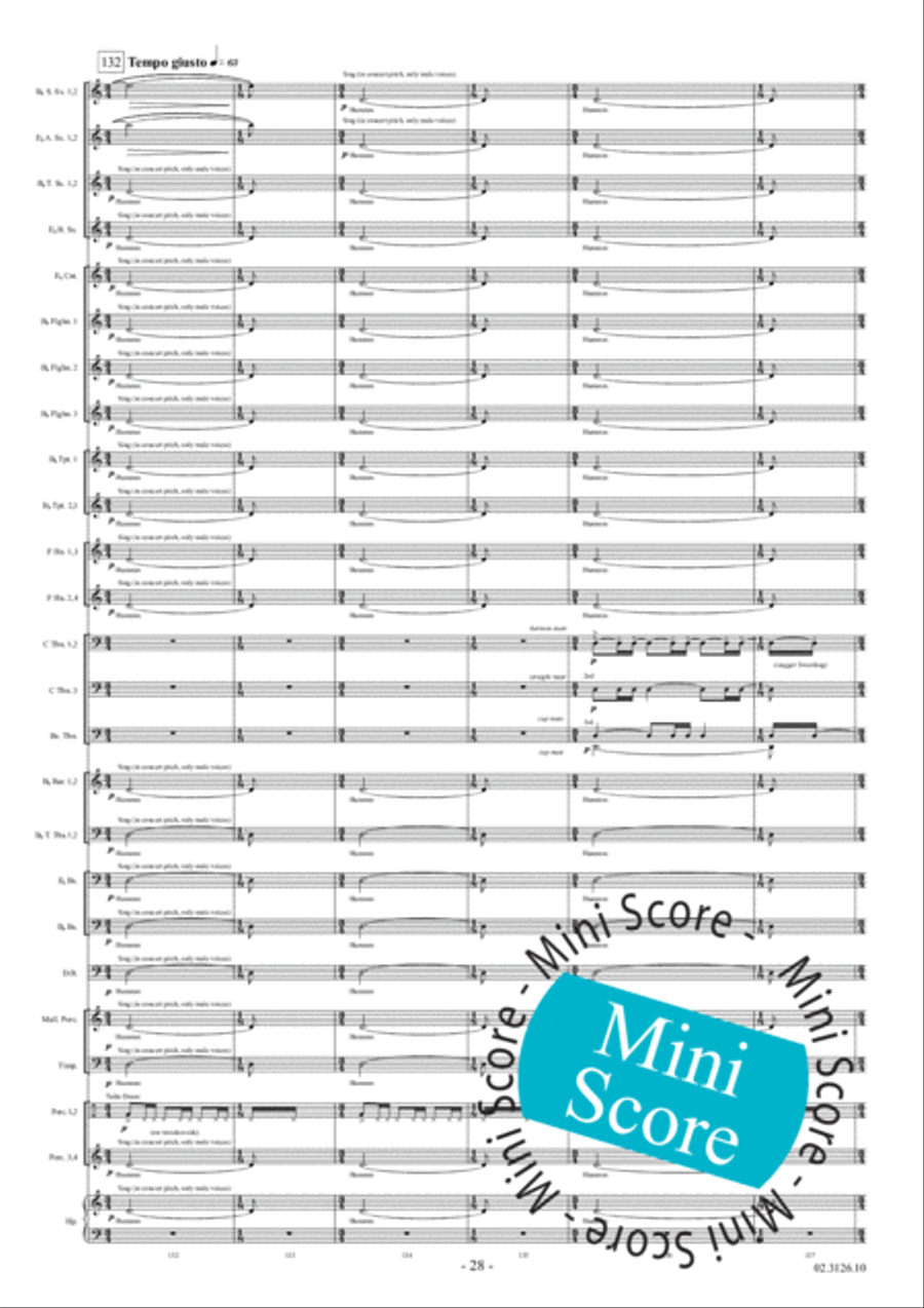 Migyur Fanfare Band scores gallery preview page 34