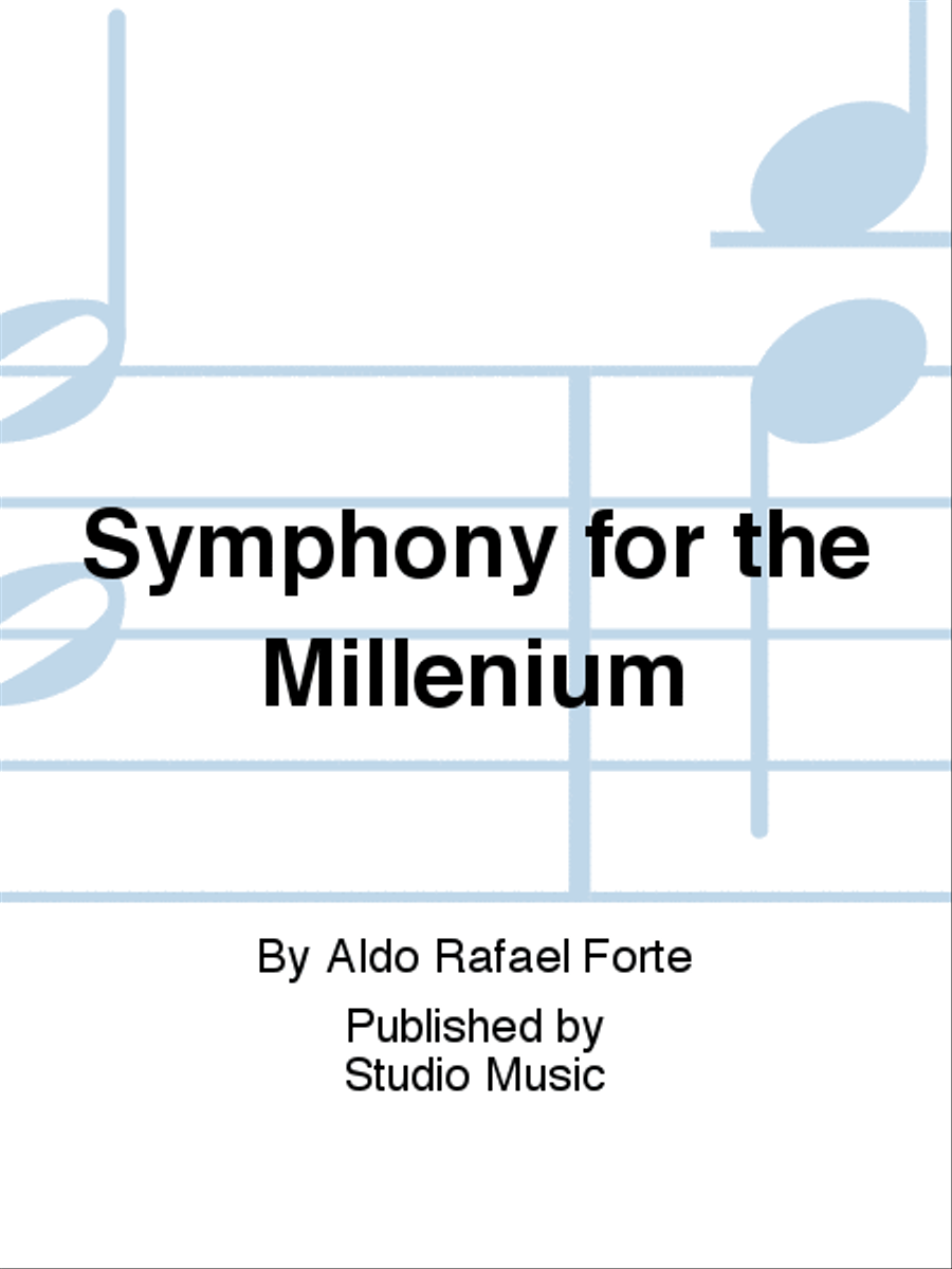 Symphony for the Millenium Concert Band scores gallery preview page 1