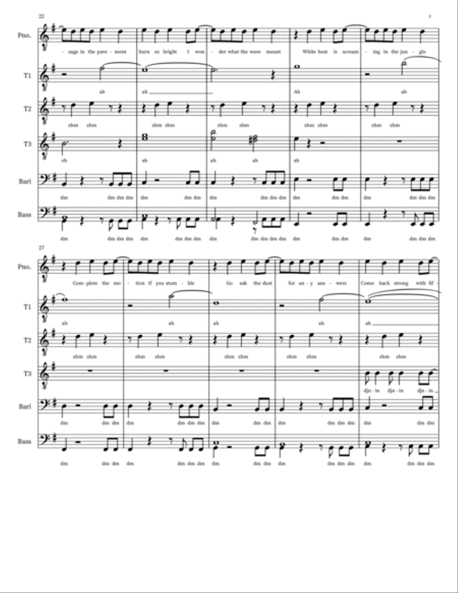Can't Stop Small Ensemble scores gallery preview page 3