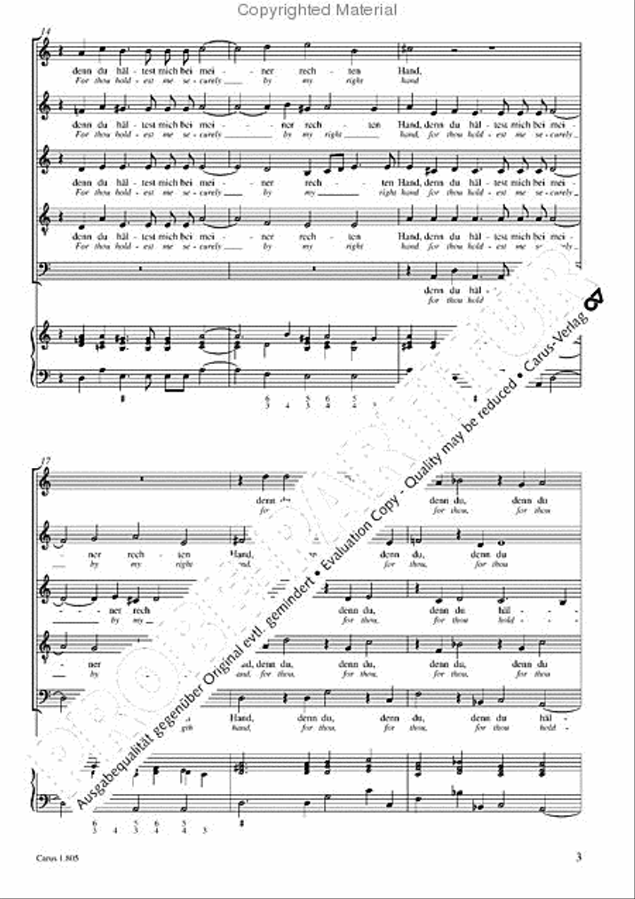 Nevertheless I am continually with thee (Dennoch bleibe ich stets an dir) SSATB scores gallery preview page 4