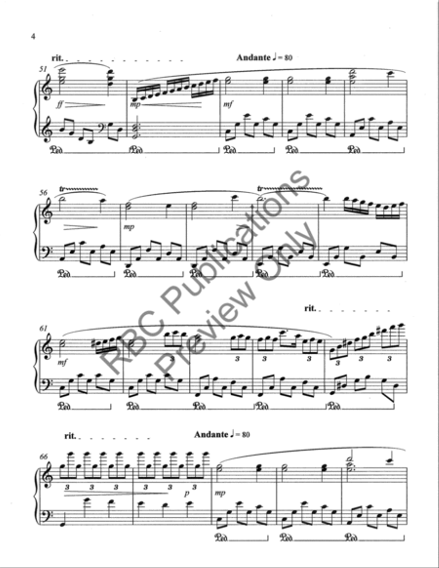 Six Songs For Piano Piano Solo scores gallery preview page 7
