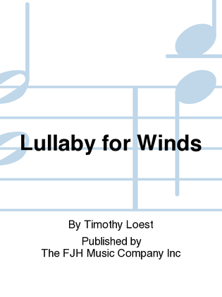 Book cover for Lullaby for Winds