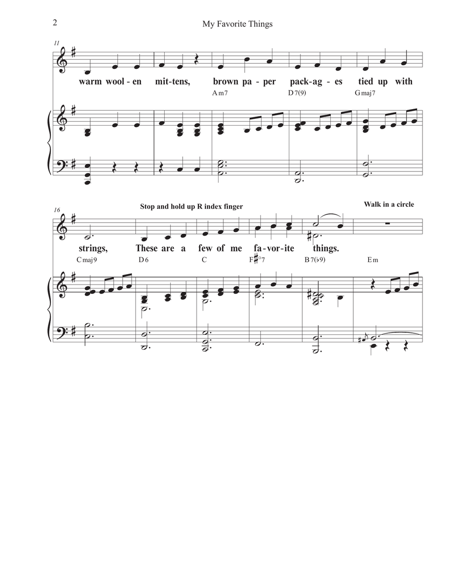 My Favorite Things 2-Part scores gallery preview page 2