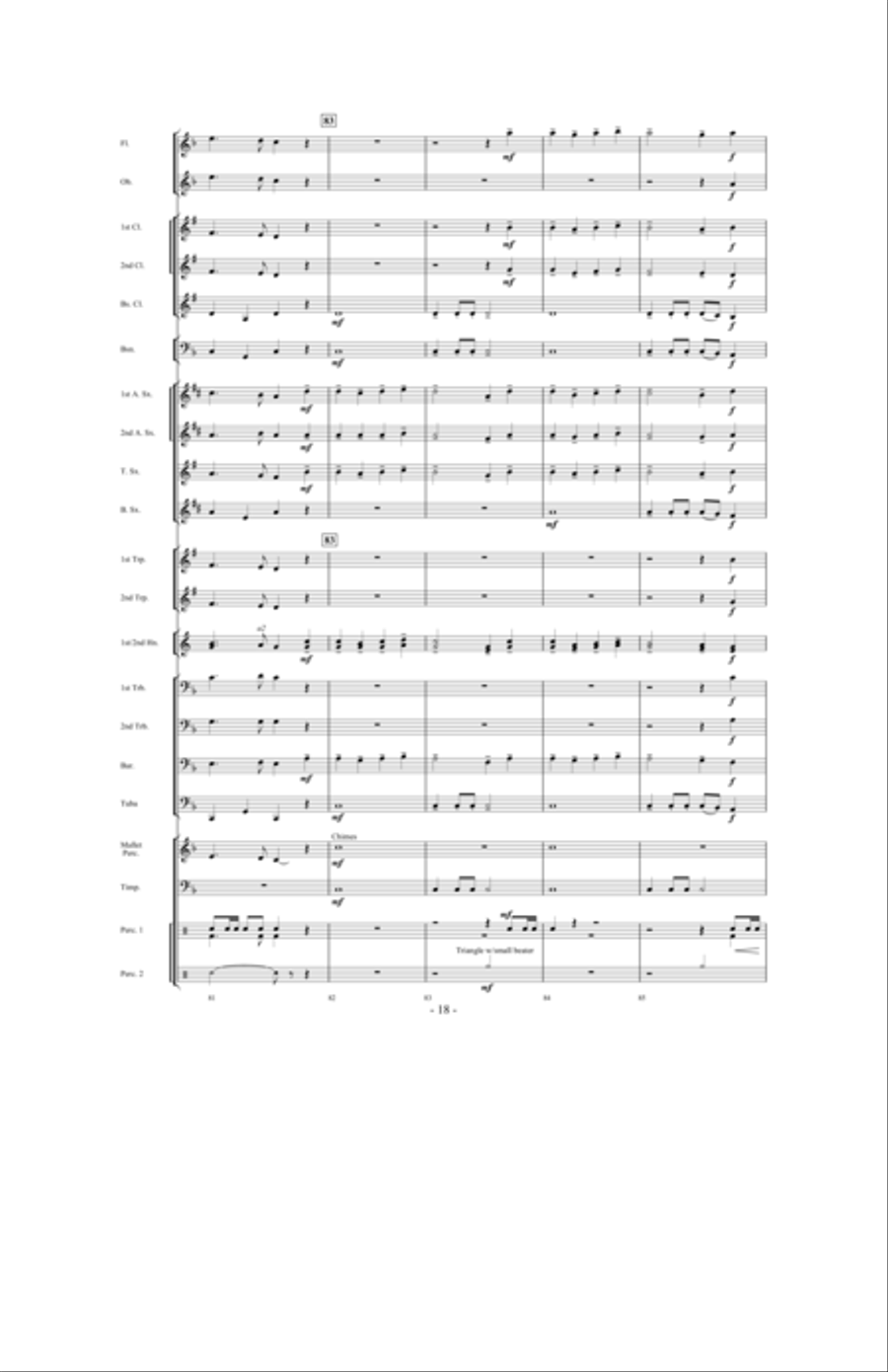 The Gift of Christmas The Gift of Christmas Concert Band scores gallery preview page 17