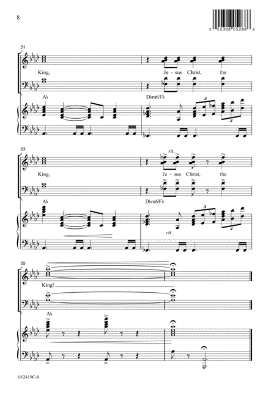 Adore Him 4-Part scores gallery preview page 8