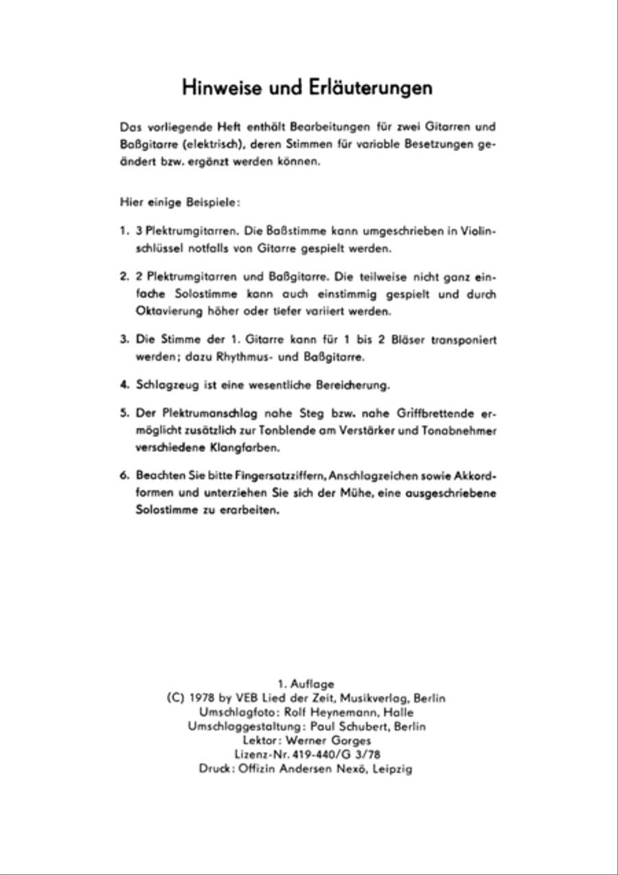 Spiel zu zweit Bass Guitar scores gallery preview page 3