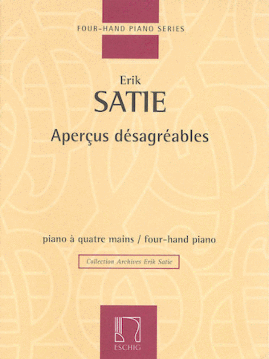 Aperçus désagréables Piano Solo scores gallery preview page 1