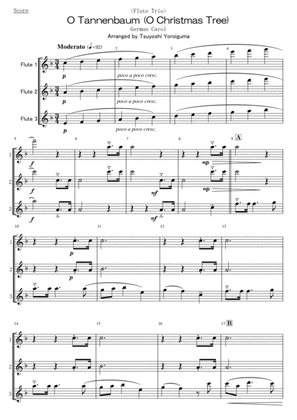 <Flute Trio> O Tannenbaum (O Christmas Tree)