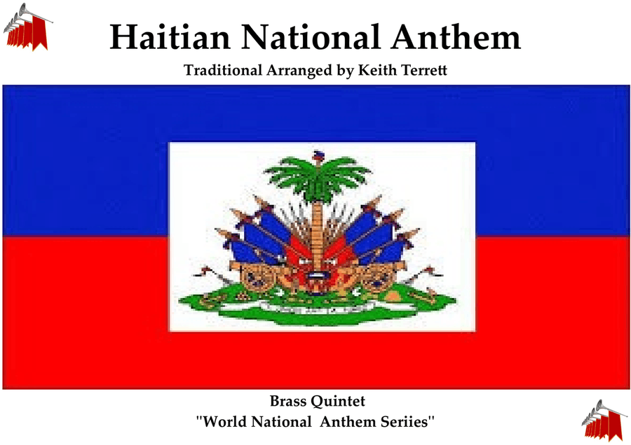 Haitian (La Dessalinienne) National Anthem for Brass Quintet MFAO World National Anthem Series Brass Quintet scores gallery preview page 1