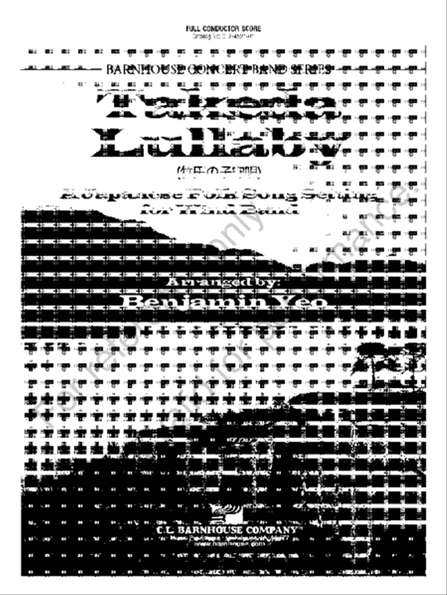 Takeda Lullaby Takeda Lullaby Concert Band scores gallery preview page 2
