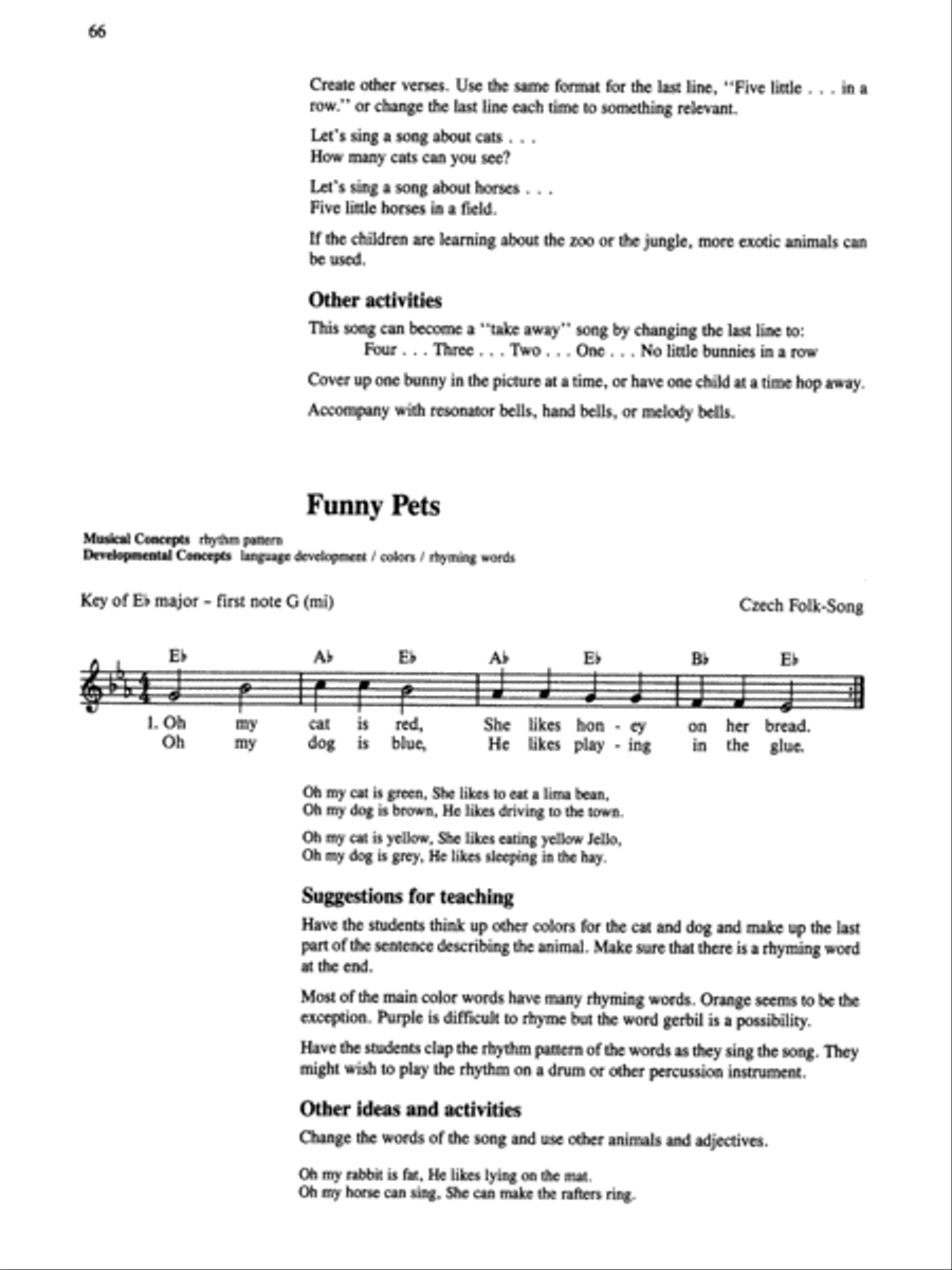 Come on Everybody, Let's Sing! CD scores gallery preview page 4