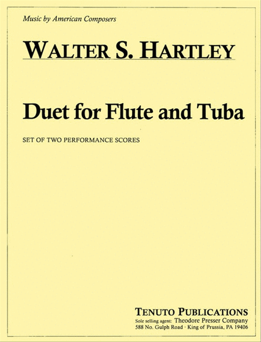 Duet for Flute and Tuba Chamber Music scores gallery preview page 1