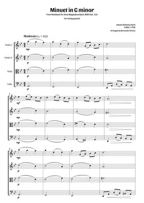 Minuet in G minor (string quartet)