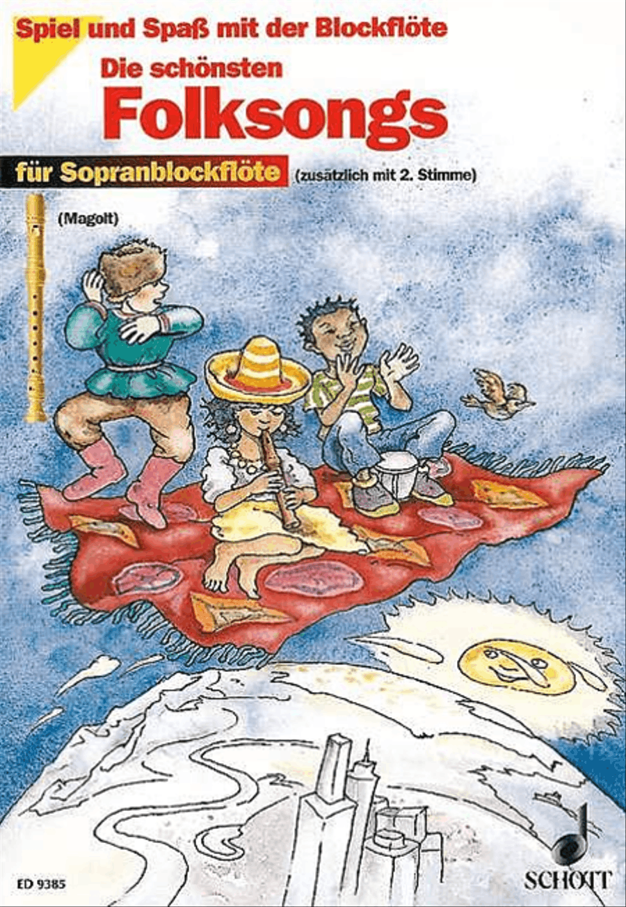 Magolt H+m Schoensten Folksongs Soprano Recorder scores gallery preview page 1