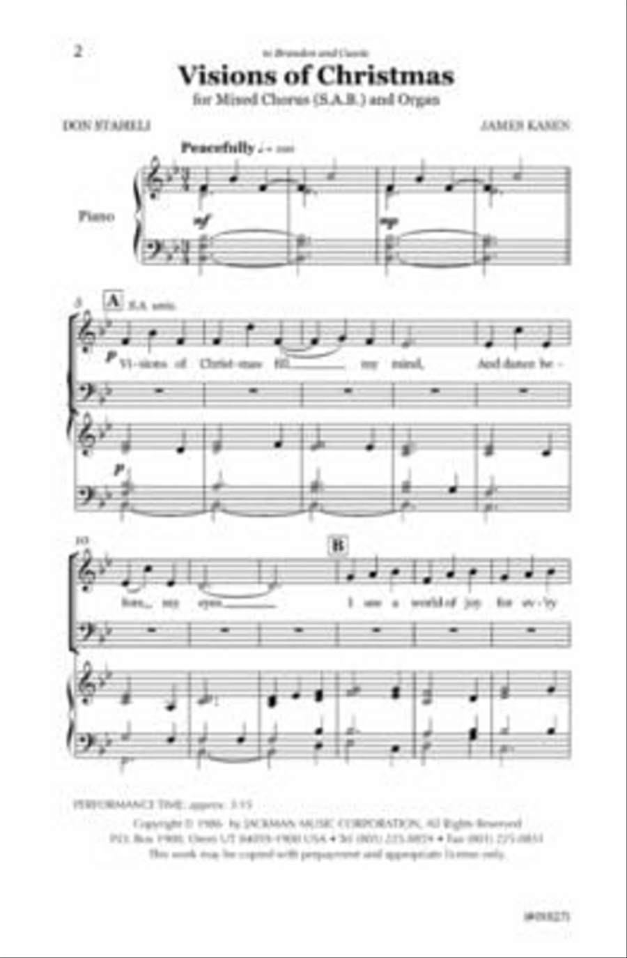Visions of Christmas - SAB 3-Part scores gallery preview page 2