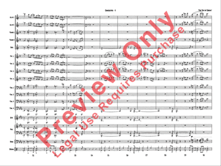 The Joy of Cookin' Jazz Ensemble scores gallery preview page 6