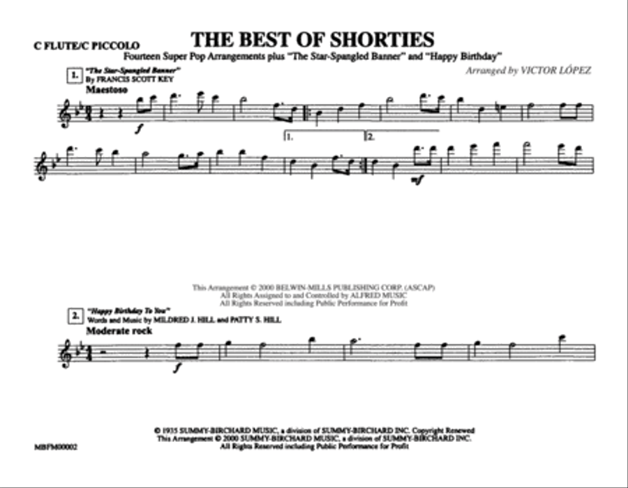 The Best of Shorties Marching Band scores gallery preview page 3