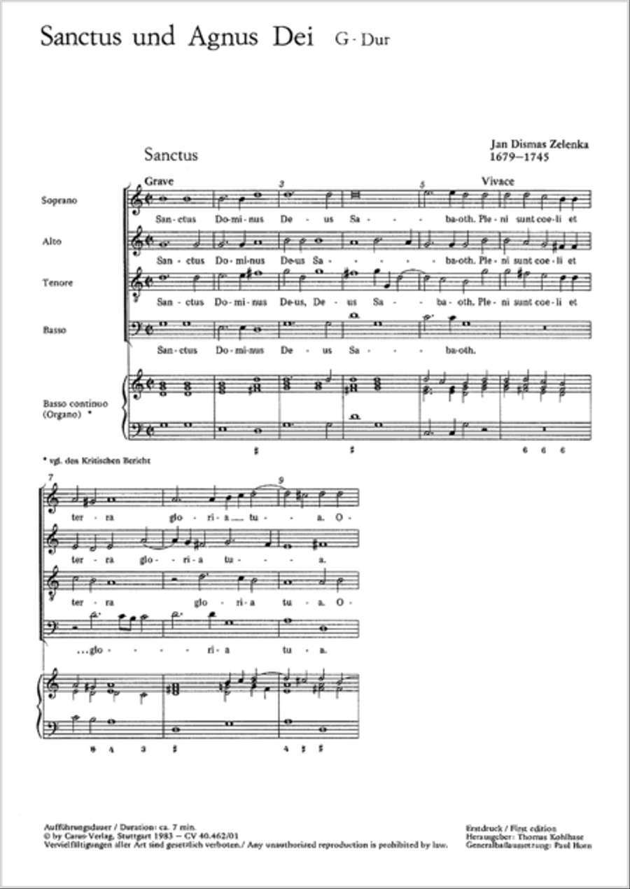 Sanctus and Agnus Dei 4-Part scores gallery preview page 2