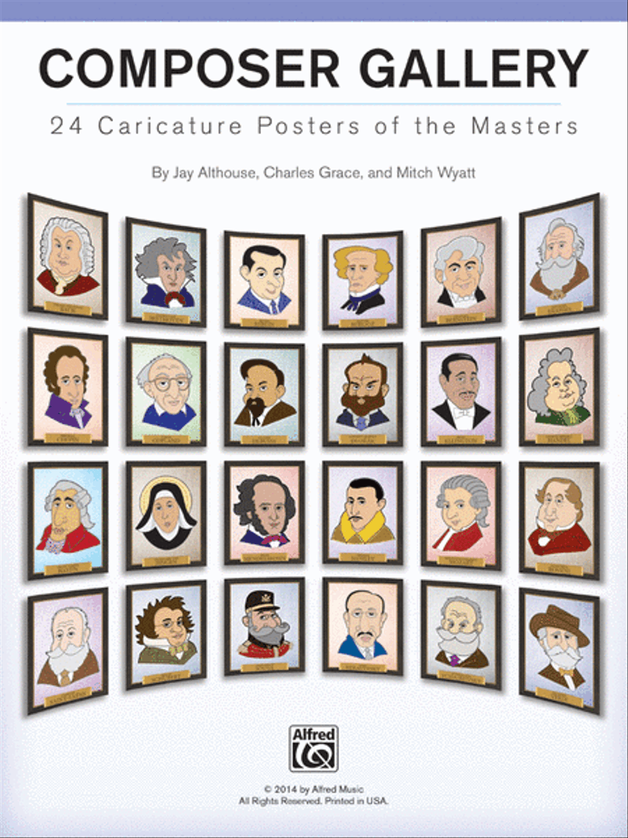 Composer Gallery Posters & Prints scores gallery preview page 1