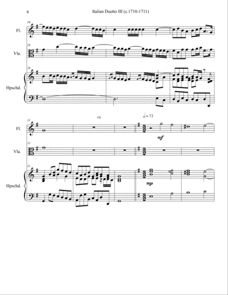 Italian Duetto 3 Small Ensemble scores gallery preview page 6