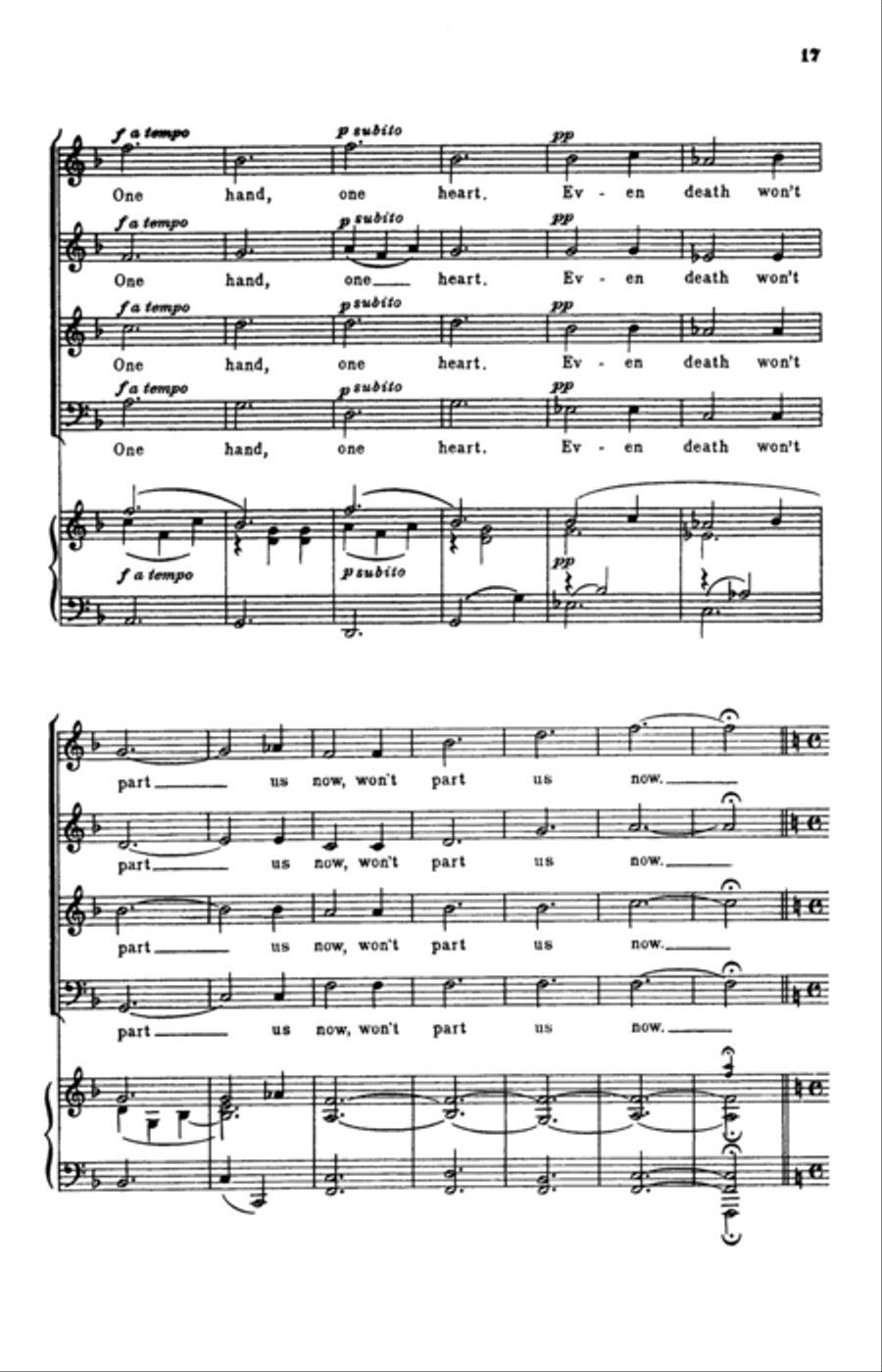 Choral Medley from West Side Story (arr. William Stickles) 4-Part scores gallery preview page 15