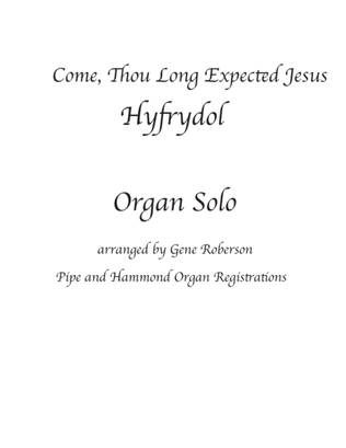 Book cover for Come, Thou Long Expected Jesus Organ Solo