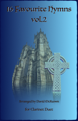 Book cover for 16 Favourite Hymns Vol.2 for Clarinet Duet