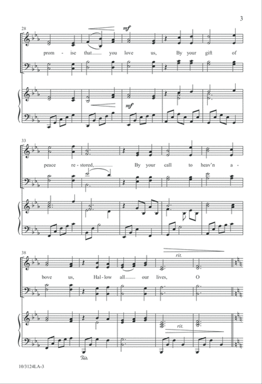 For This Bread, For This Wine 4-Part scores gallery preview page 3