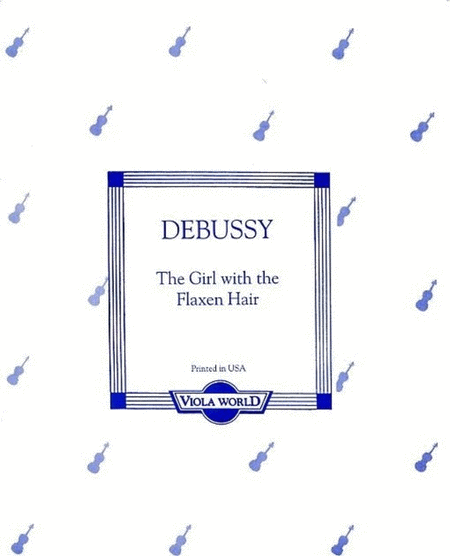 Debussy - Girl With Flaxen Hair Viola/Piano