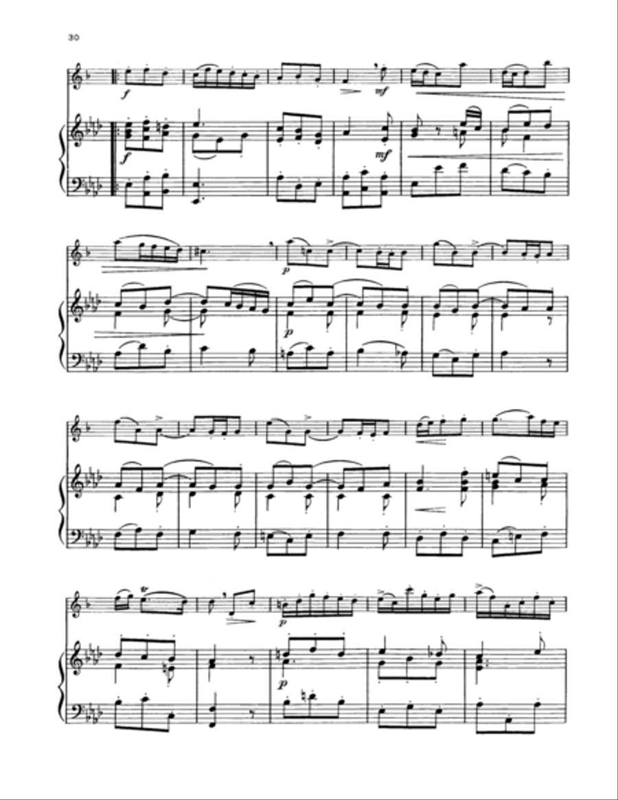 Largo & Allegro Alto Saxophone scores gallery preview page 3