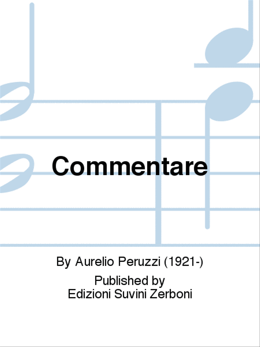 Commentare Guitar Ensemble scores gallery preview page 1