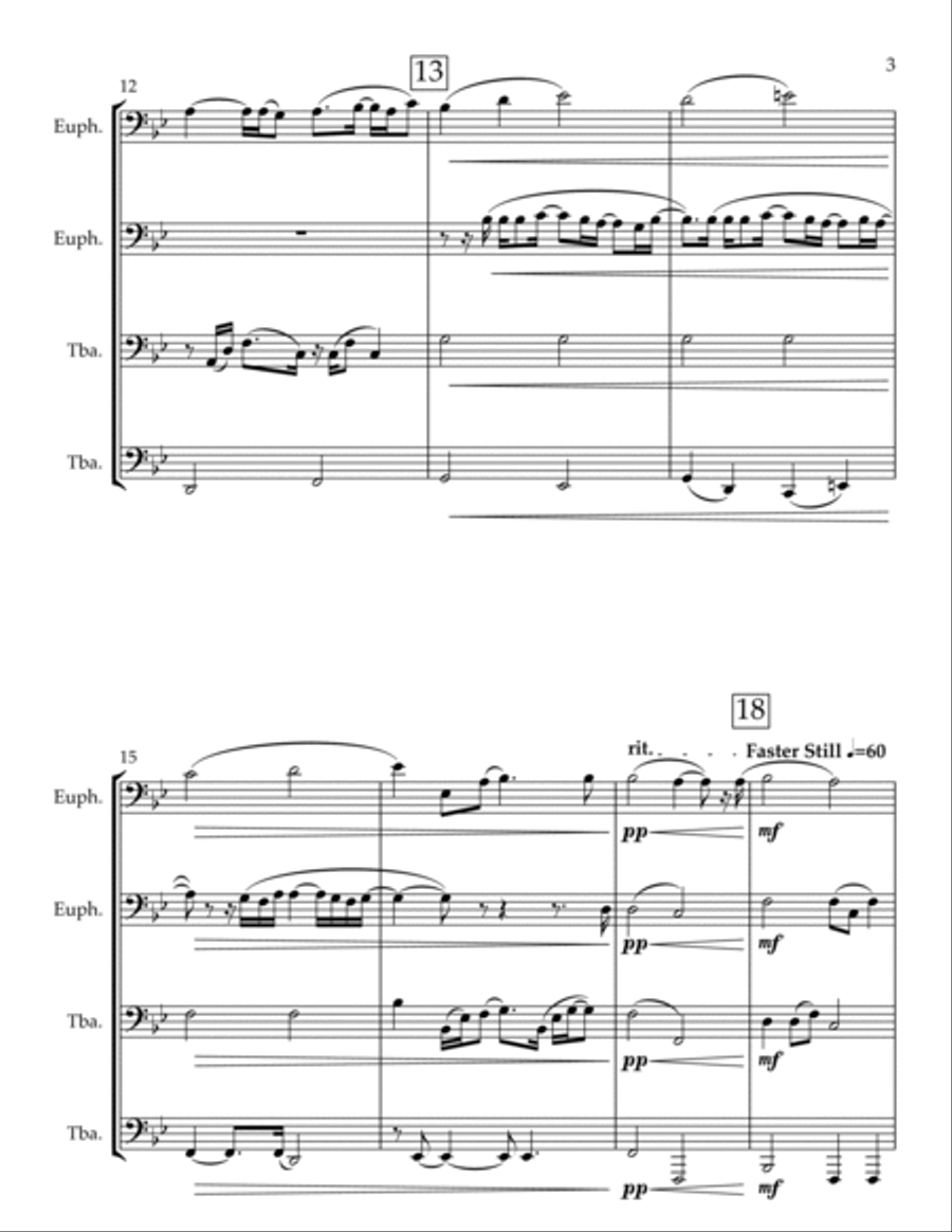 The Luckiest Euphonium scores gallery preview page 3