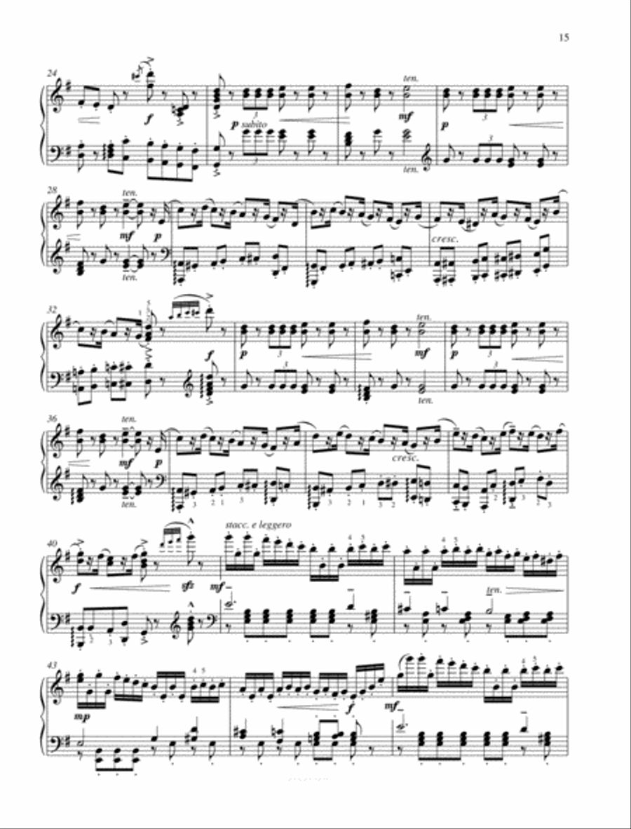 March March Piano Solo scores gallery preview page 2