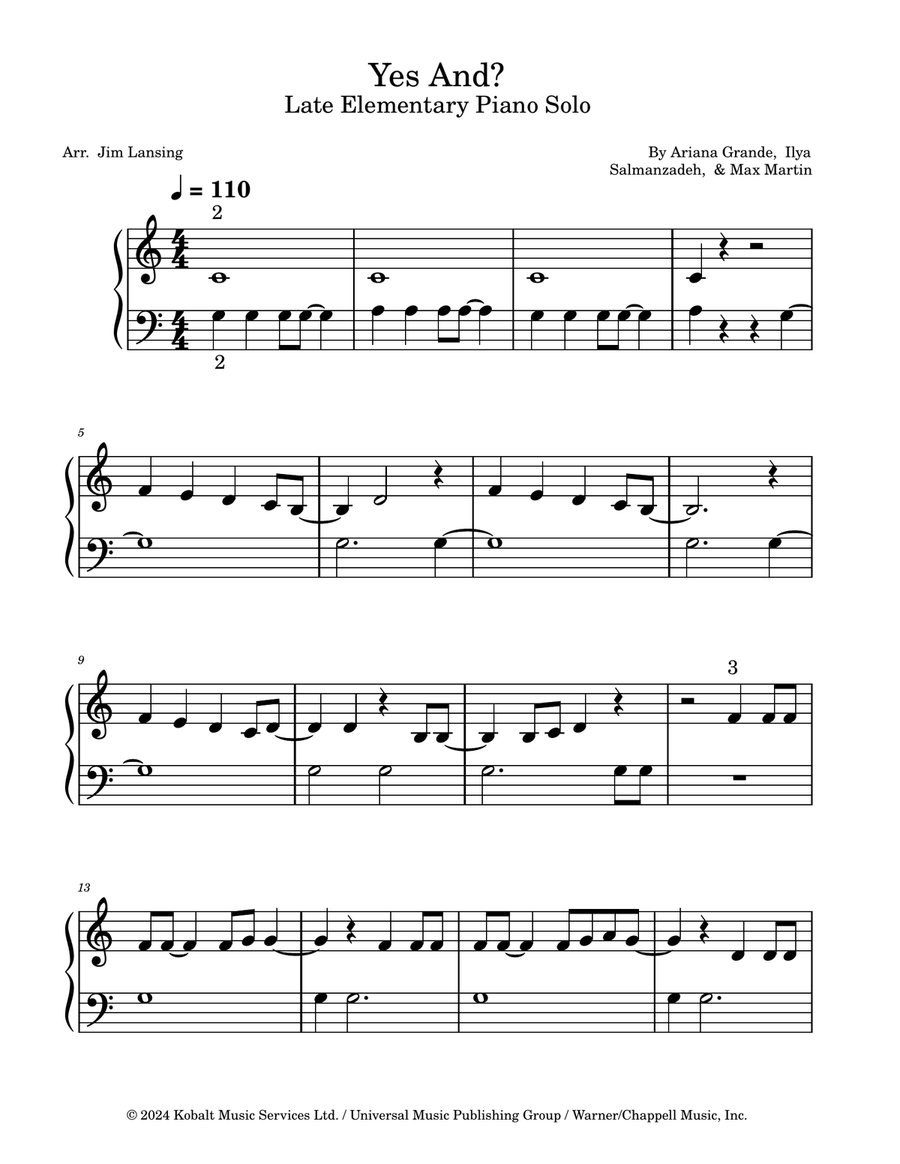 Yes And? Piano Method scores gallery preview page 2