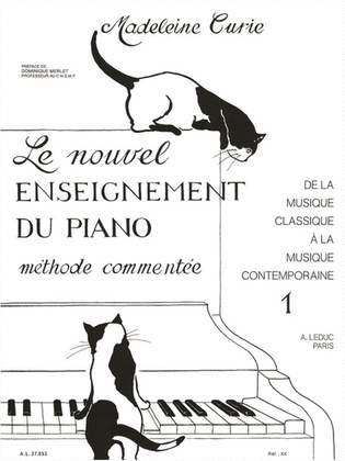 Book cover for Le Nouvel Enseignement Du Piano Vol.1 (piano Solo)