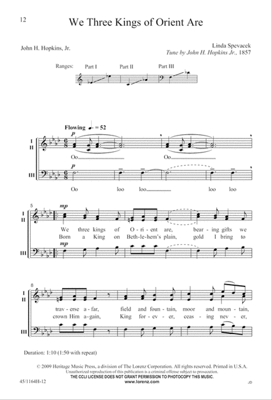 A-Caroling We Go! 3-Part scores gallery preview page 12