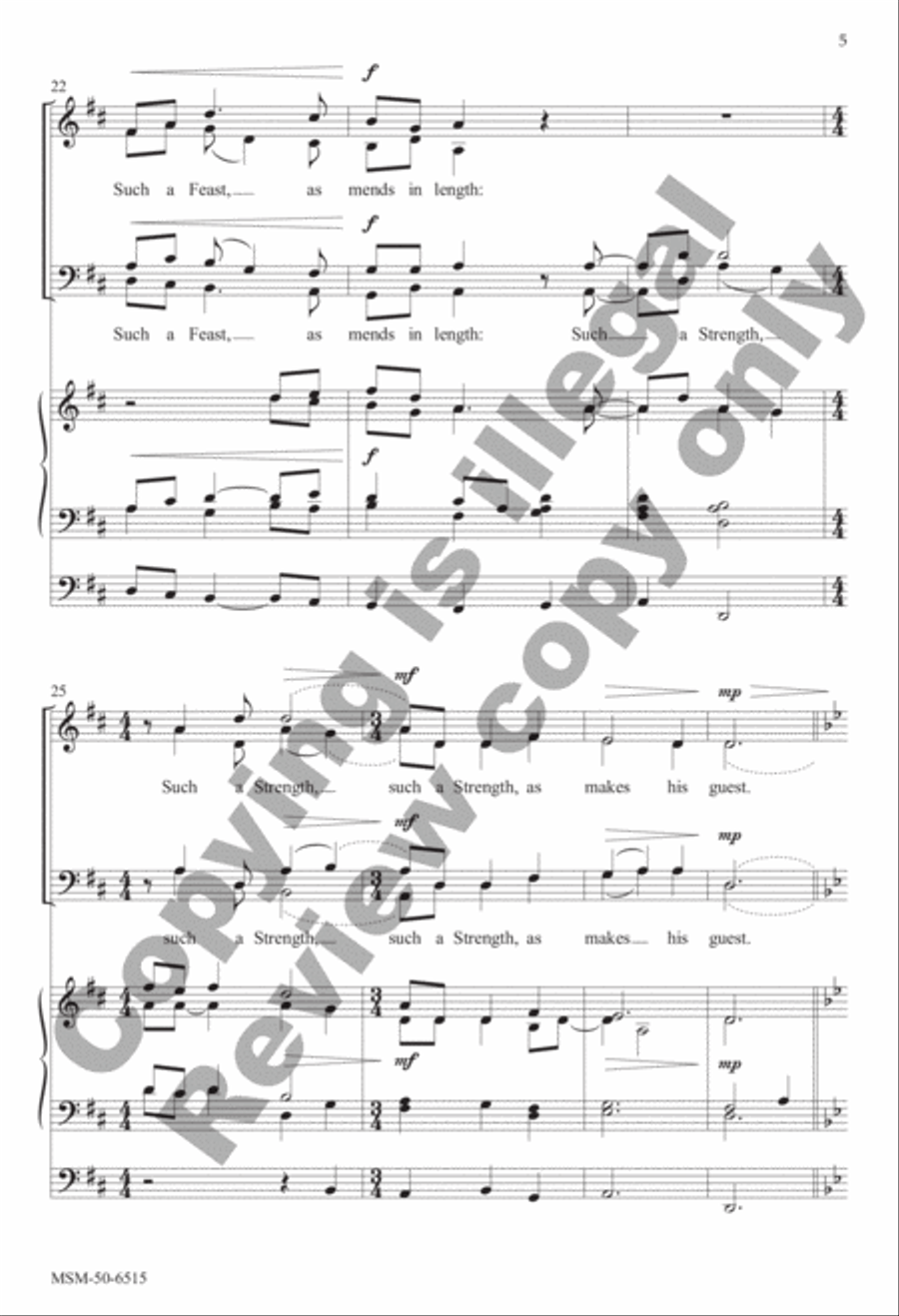 The Call 4-Part scores gallery preview page 5