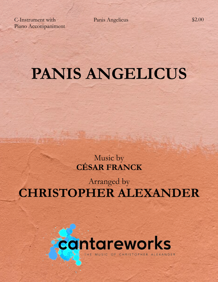 Panis Angelicus Piano scores gallery preview page 1