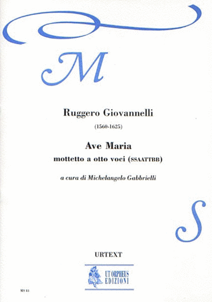 Ave Maria. Motet for 8 Voices (SATB-SATB)