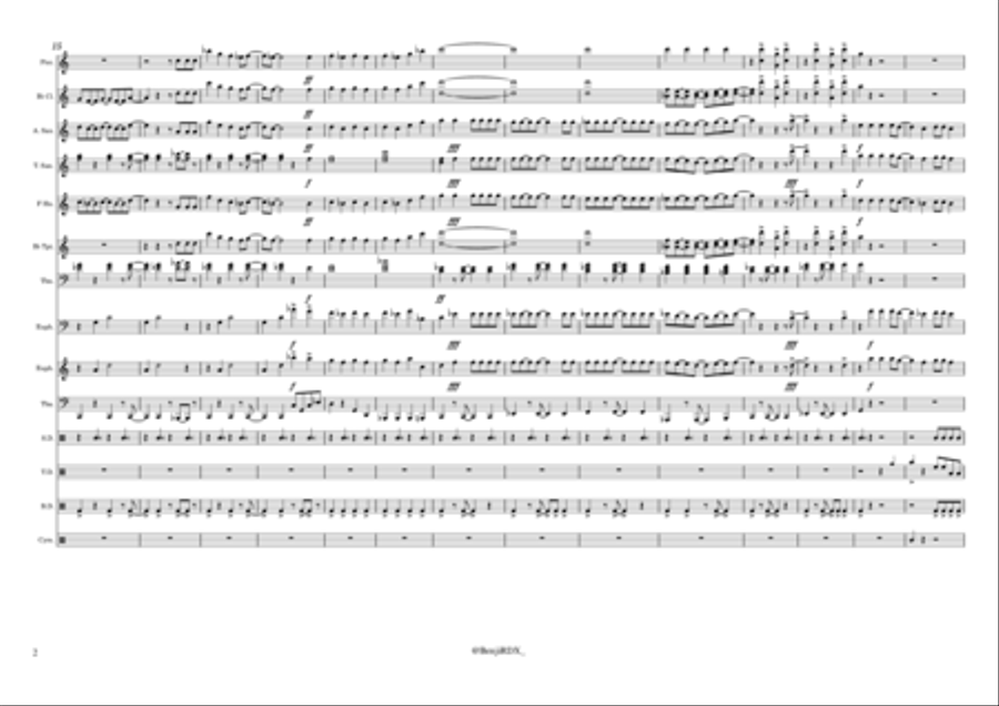 Busted Busted Marching Band scores gallery preview page 2