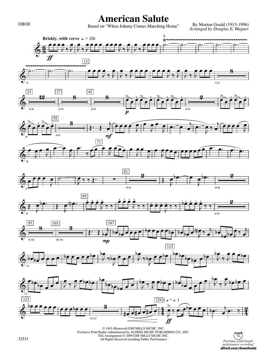 American Salute: Oboe