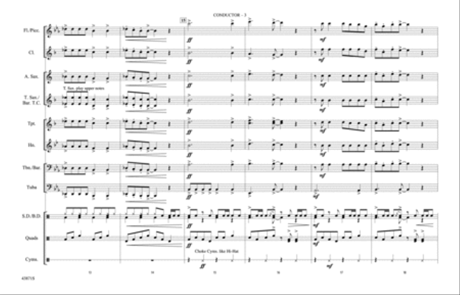 Celebration: Score Marching Band scores gallery preview page 3