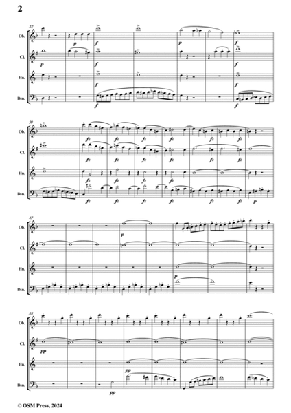 F. Krommer-Harmonie(Partita) in F Major,Op.77,for Oboe,Clarinet,Horn,Bassoon image number null