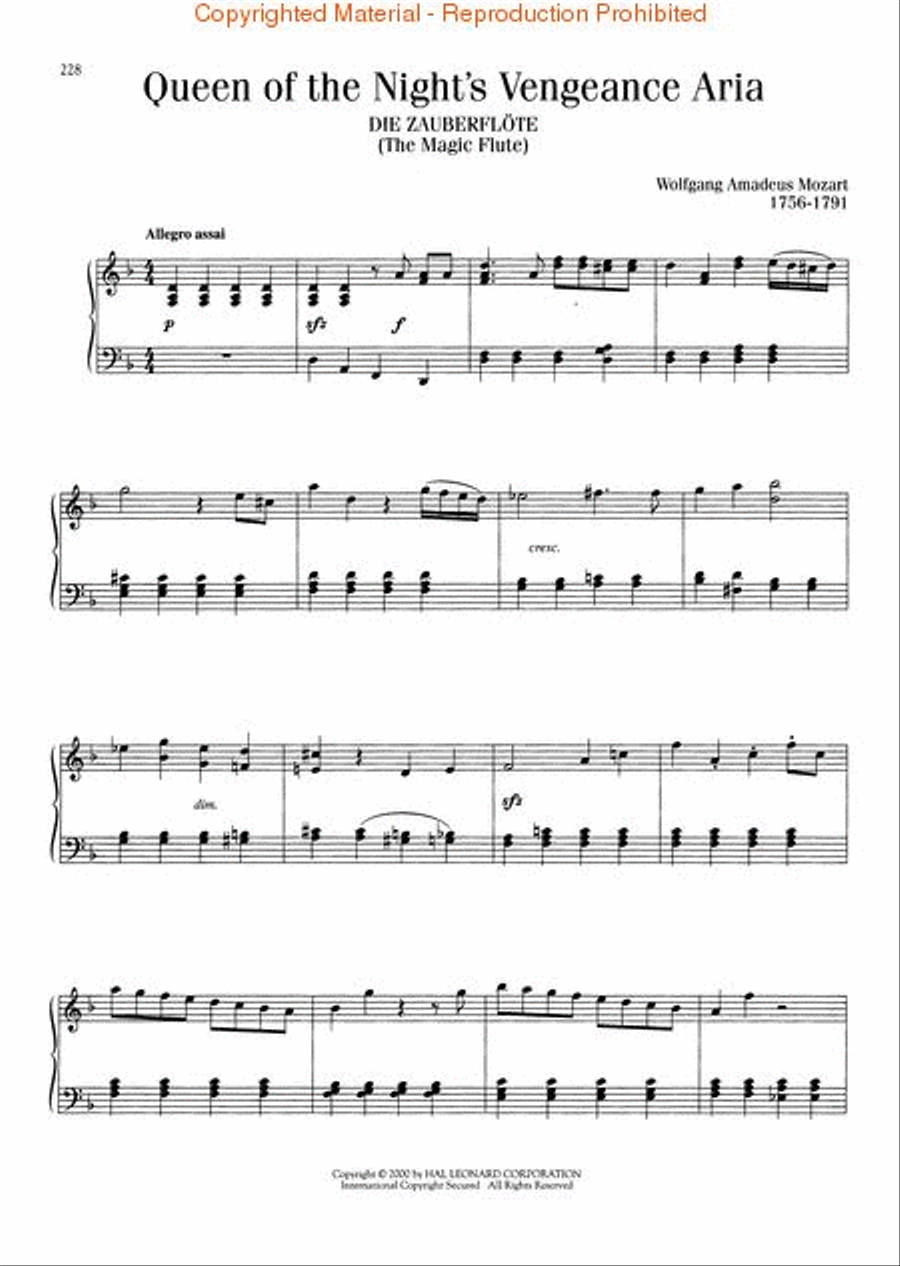 Opera's Greatest Melodies Piano Solo scores gallery preview page 4