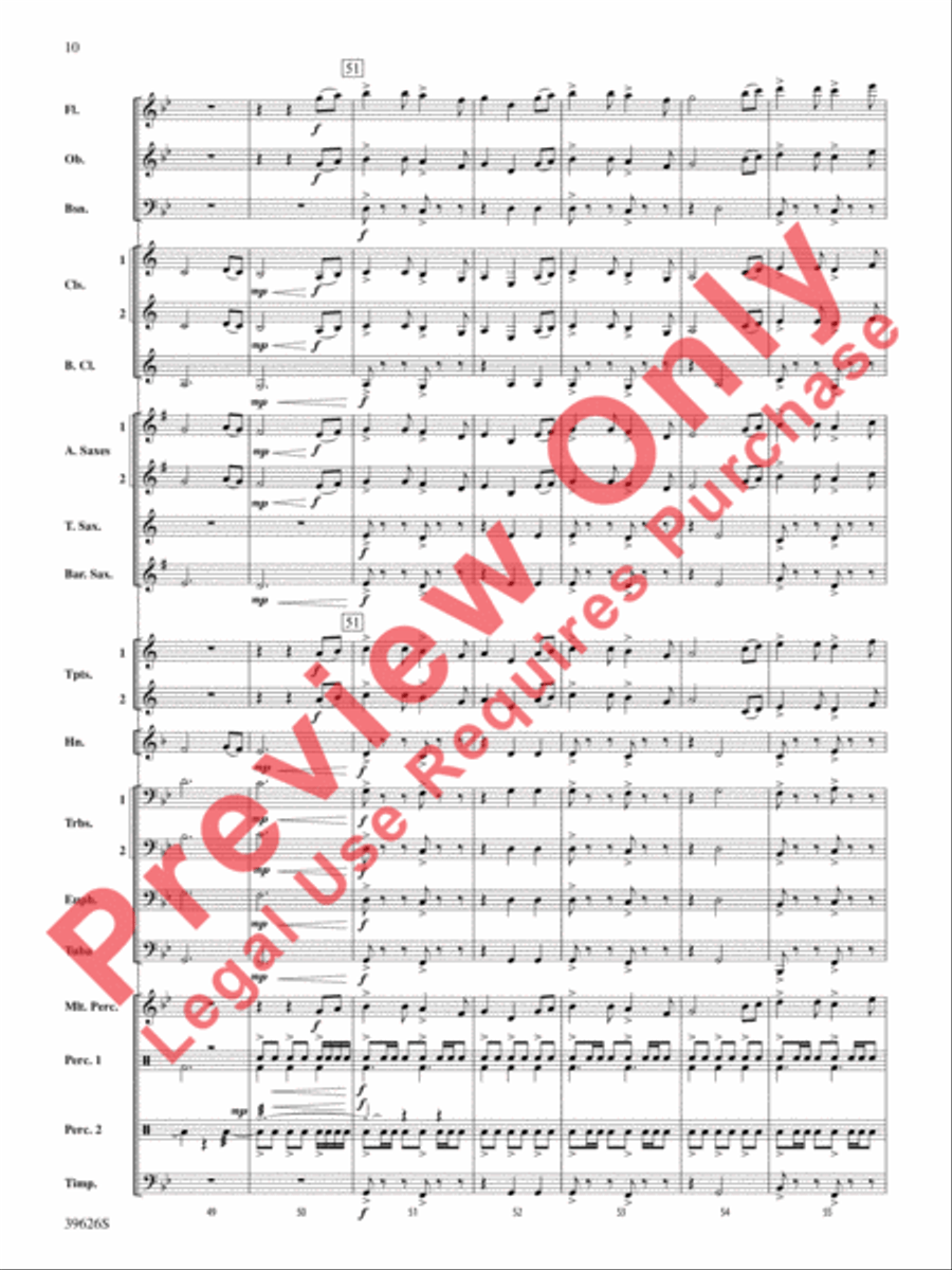 Whiteleaf Hill Whiteleaf Hill Concert Band scores gallery preview page 10